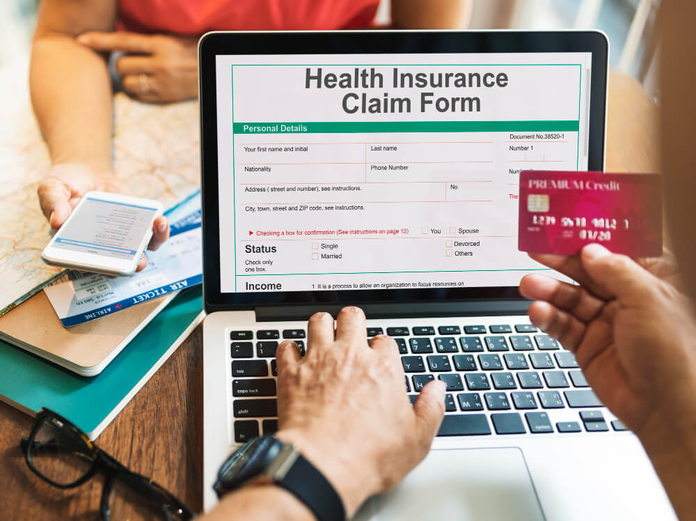 healthcare provider seeking insurance approval before medical treatment, representing prior authorization in medical billing.