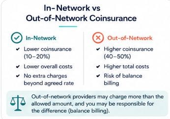 In-Network vs Out-of-Network Coinsurance